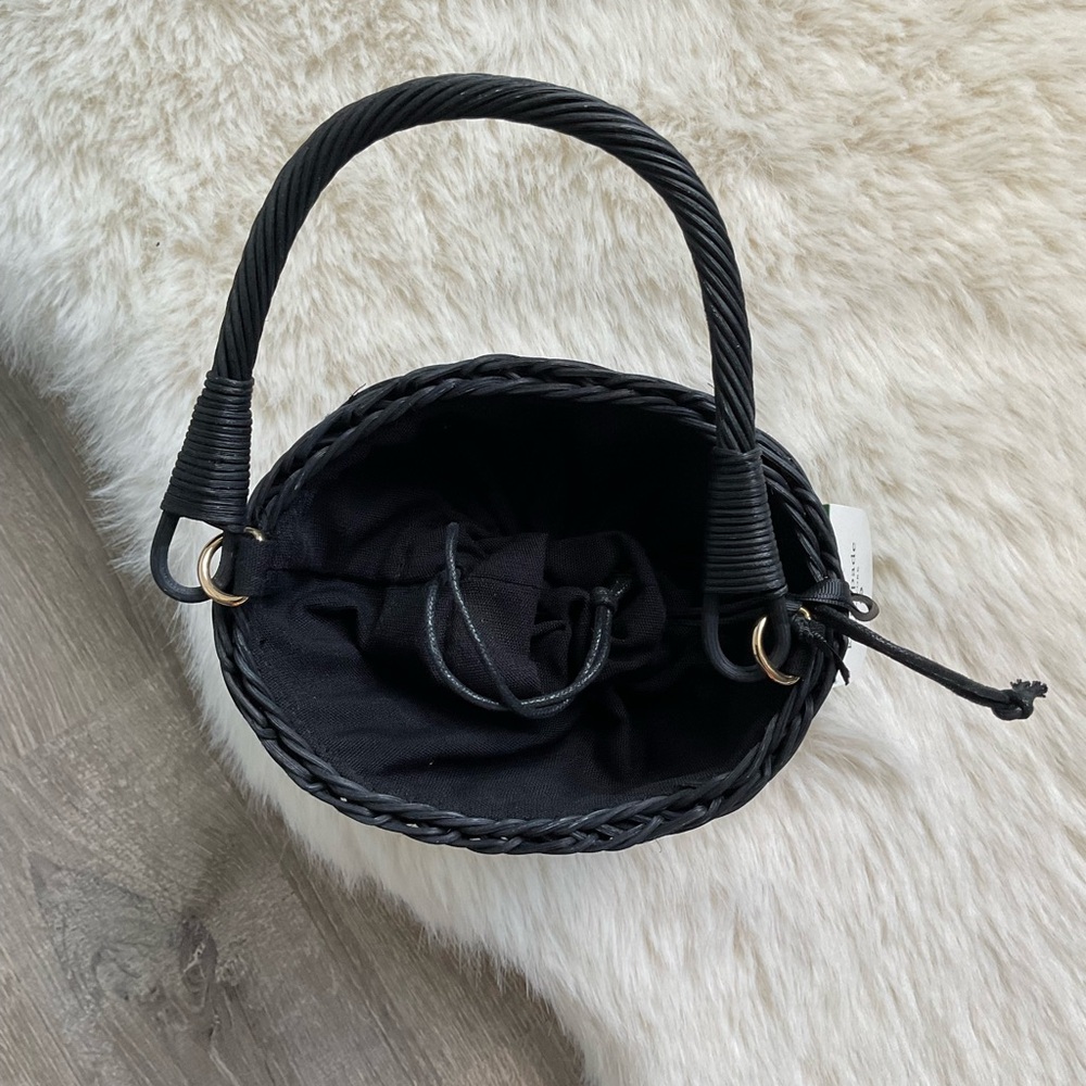 ♠️🤍Pearl Embellished Basket Bucket Bag - kate spade new york x Target Black - Picture 5 of 10